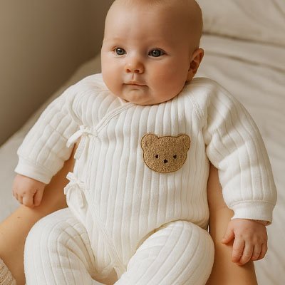 Barboteuse en Coton Bio | Confort Bébé - Ma Douce Étincelle