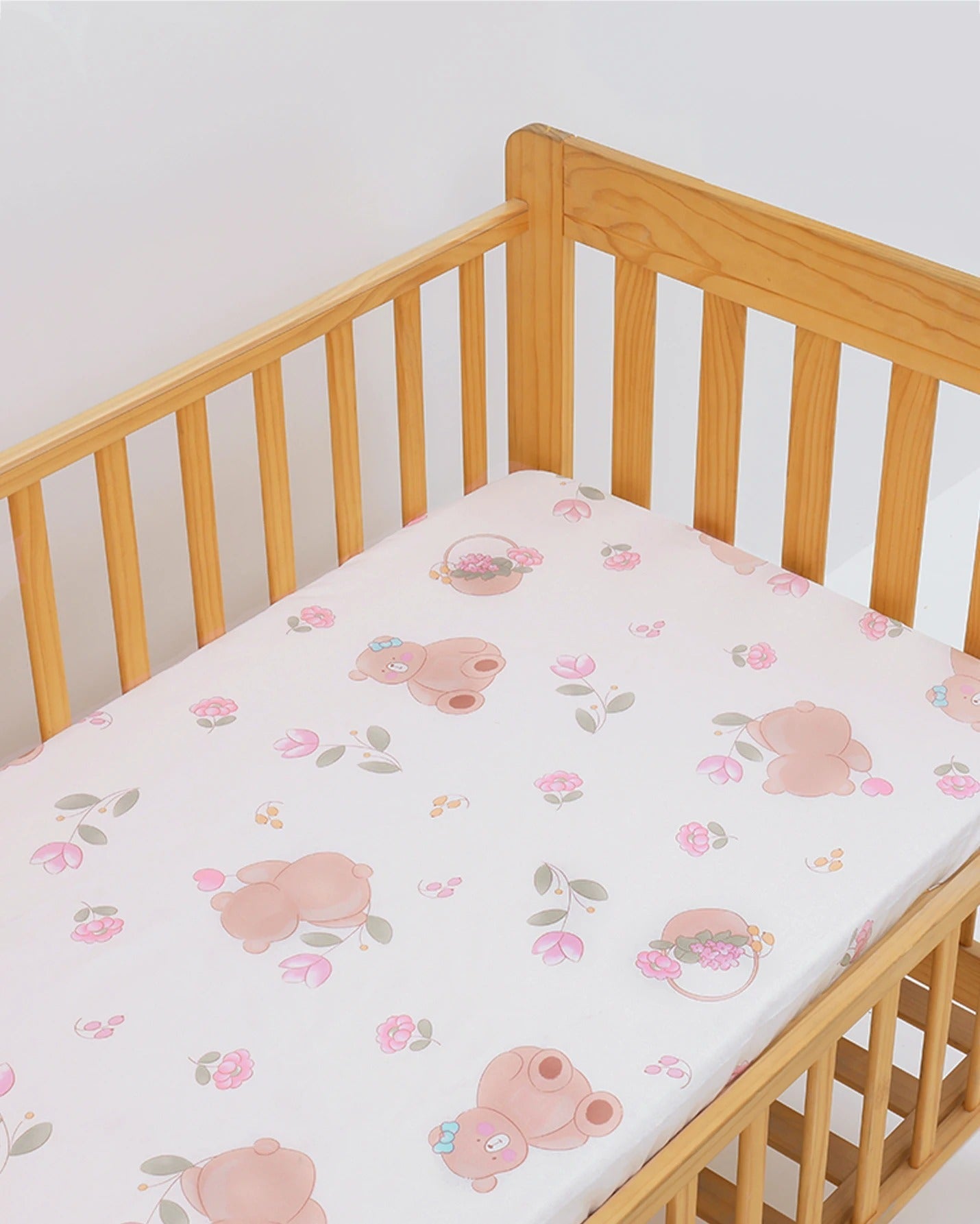Drap housse matelas bébé | Douceur hypoallergénique motifs animaliers - Ma Douce Étincelle