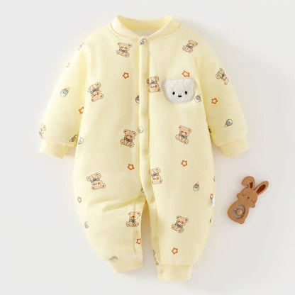 Barboteuse bébé coton 100% | Douceur Ourson - Ma Douce Étincelle