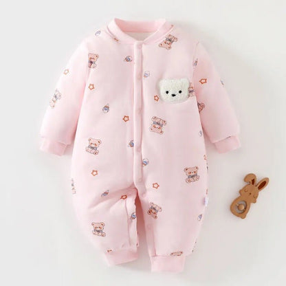 Barboteuse bébé coton 100% | Douceur Ourson - Ma Douce Étincelle