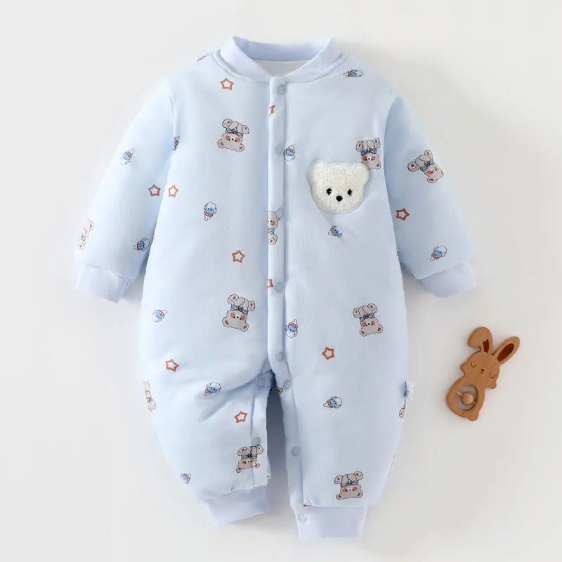Barboteuse bébé coton 100% | Douceur Ourson - Ma Douce Étincelle