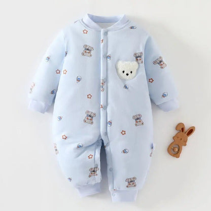 Barboteuse bébé coton 100% | Douceur Ourson - Ma Douce Étincelle