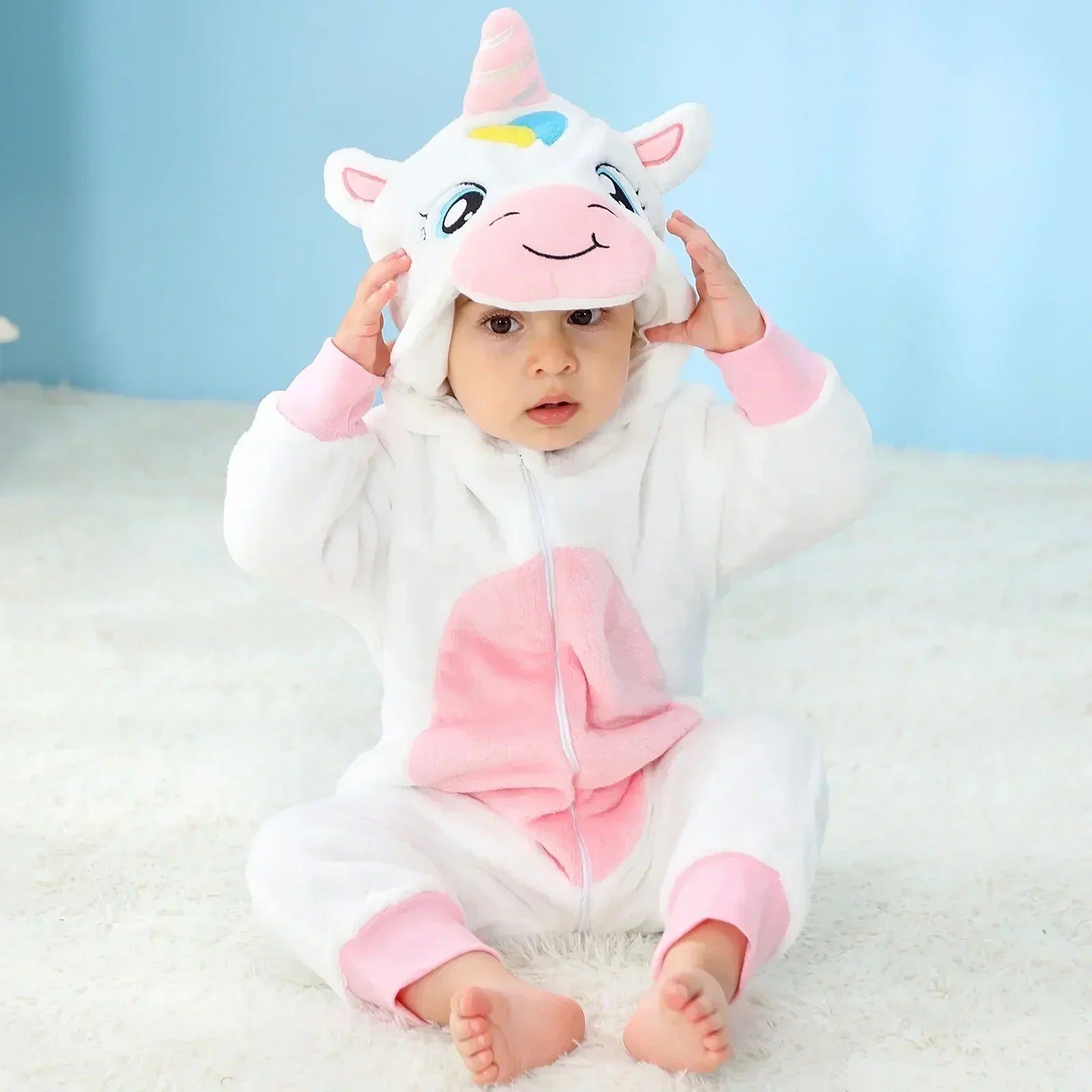 Barboteuse Déguisement Bébé | Animaux Adorables & Ultra - Douce - Ma Douce Étincelle