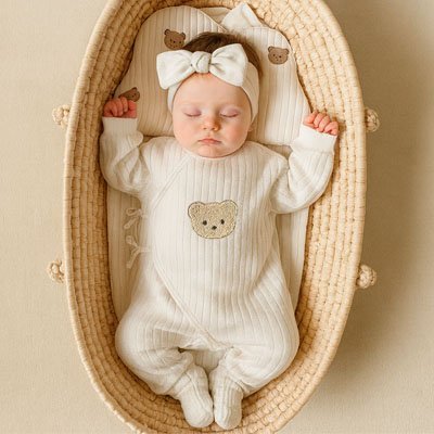 Barboteuse en Coton Bio | Confort Bébé - Ma Douce Étincelle