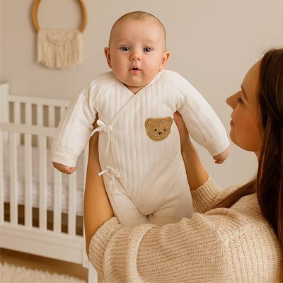 Barboteuse en Coton Bio | Confort Bébé - Ma Douce Étincelle
