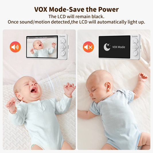 Caméra de surveillance 2K pour bébé | Vision Nocturne - Ma Douce Étincelle