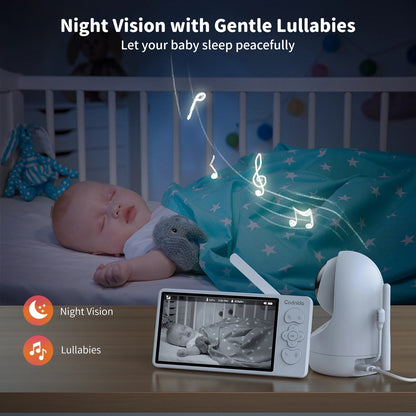Caméra de surveillance 2K pour bébé | Vision Nocturne - Ma Douce Étincelle