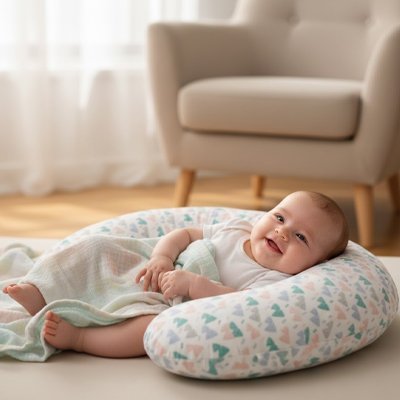 Coussin d'allaitement | Ergonomique - Ma Douce Étincelle