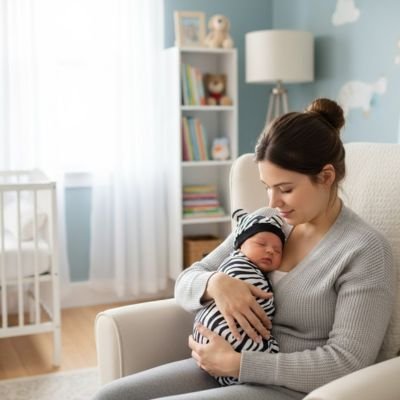 Couverture d'emmaillotage | Apaisante - Ma Douce Étincelle