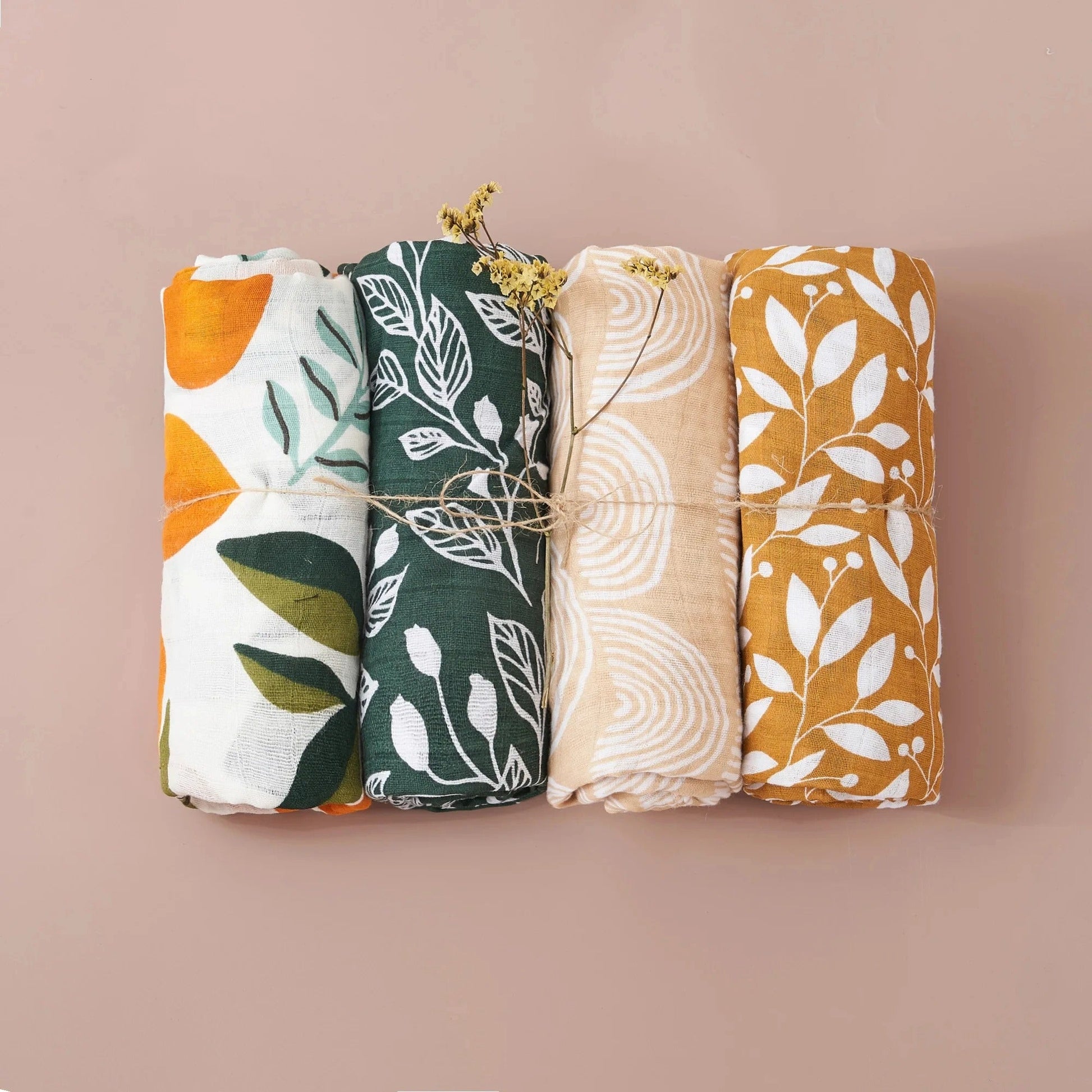 Couverture d'emmaillotage en mousseline pour bébé | BambouDoux - Ma Douce Étincelle