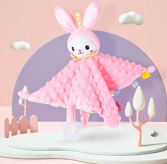 Doudou bébé | Lapin Montessori Sensoriel - Ma Douce Étincelle