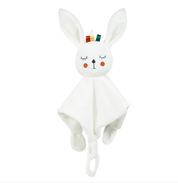 Doudou bébé | Lapin Montessori Sensoriel - Ma Douce Étincelle
