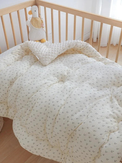 Doudou - couette en velours pour bébé | Bambou Doux - Ma Douce Étincelle
