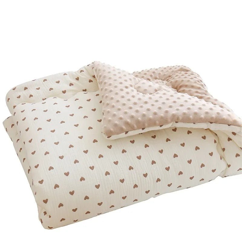 Doudou - couette en velours pour bébé | Bambou Doux - Ma Douce Étincelle