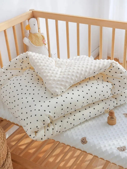 Doudou - couette en velours pour bébé | Bambou Doux - Ma Douce Étincelle