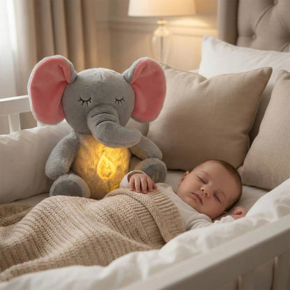 Doudou Éléphant Respirant Apaisant | NuitSereine - Ma Douce Étincelle