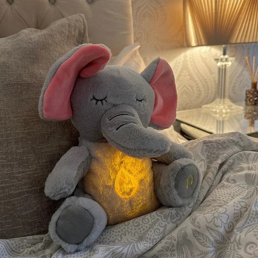 Doudou Éléphant Respirant Apaisant | NuitSereine - Ma Douce Étincelle