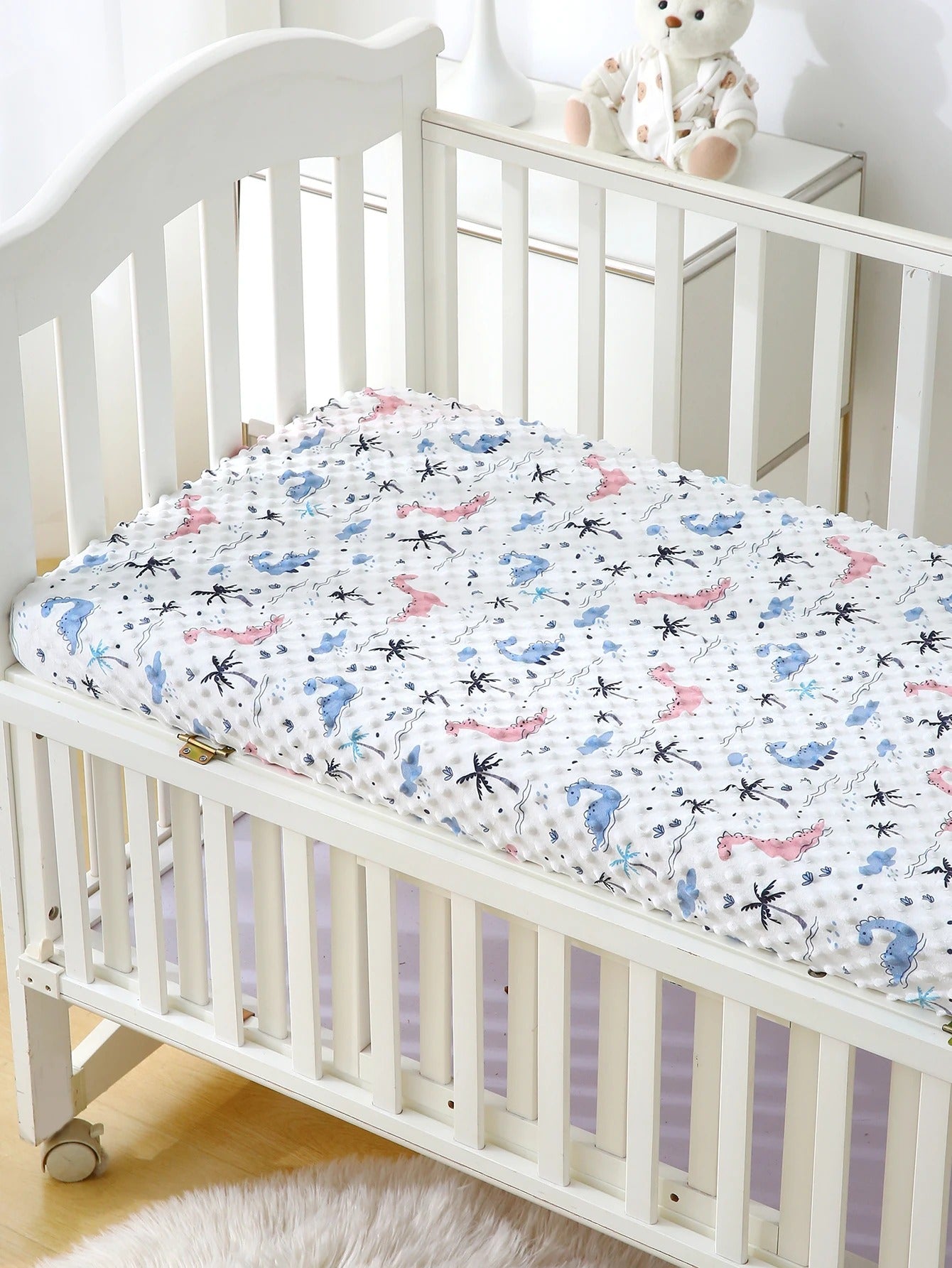 Drap housse matelas bébé | douceur en Velours - Ma Douce Étincelle