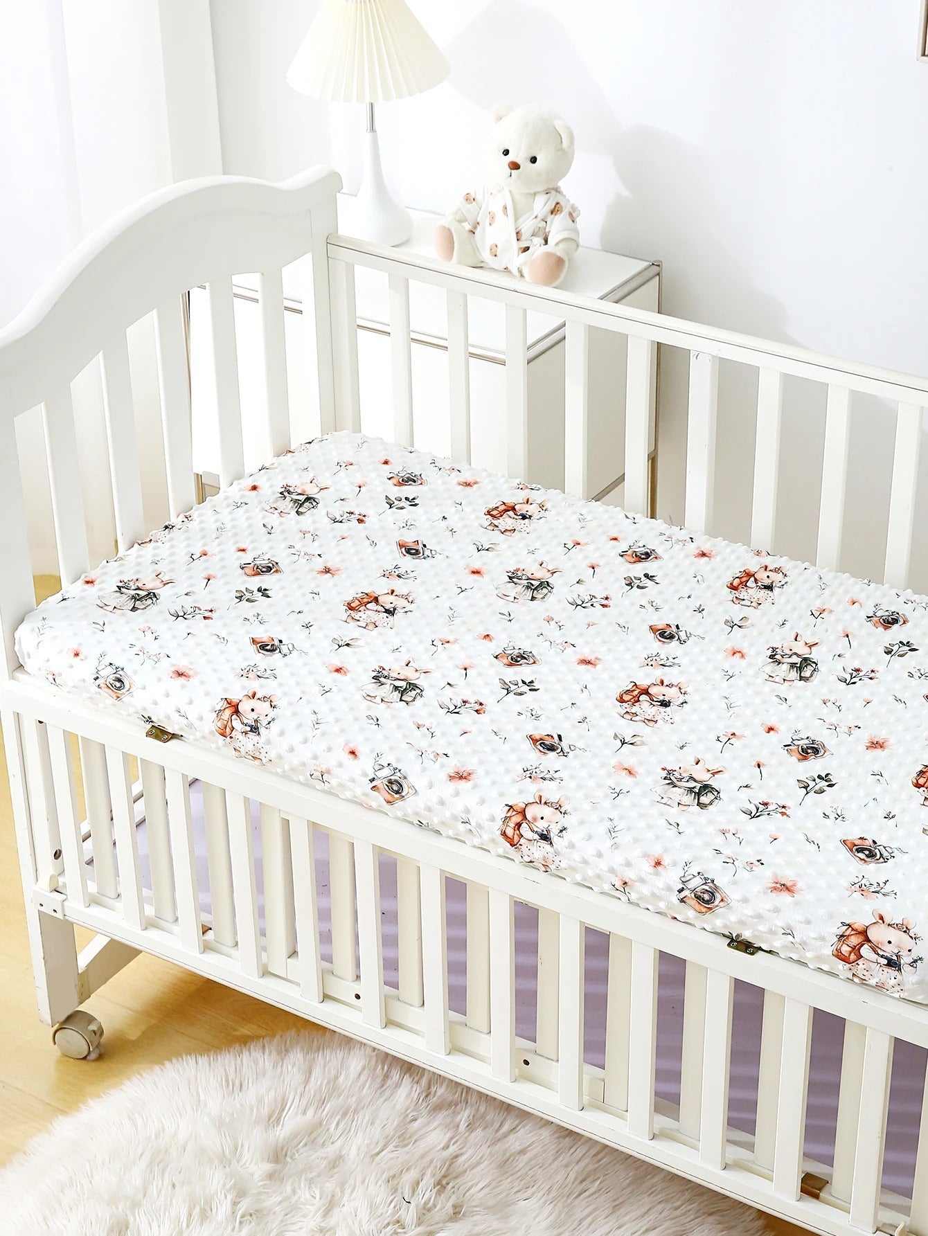 Drap housse matelas bébé | douceur en Velours - Ma Douce Étincelle