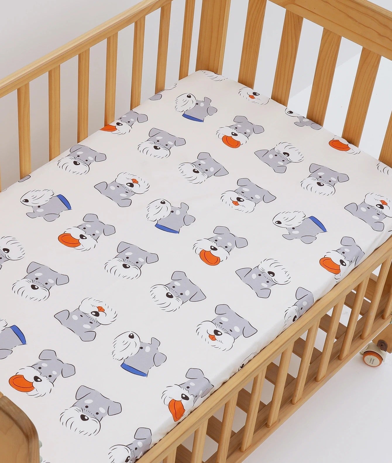 Drap housse matelas bébé | Douceur hypoallergénique motifs animaliers - Ma Douce Étincelle