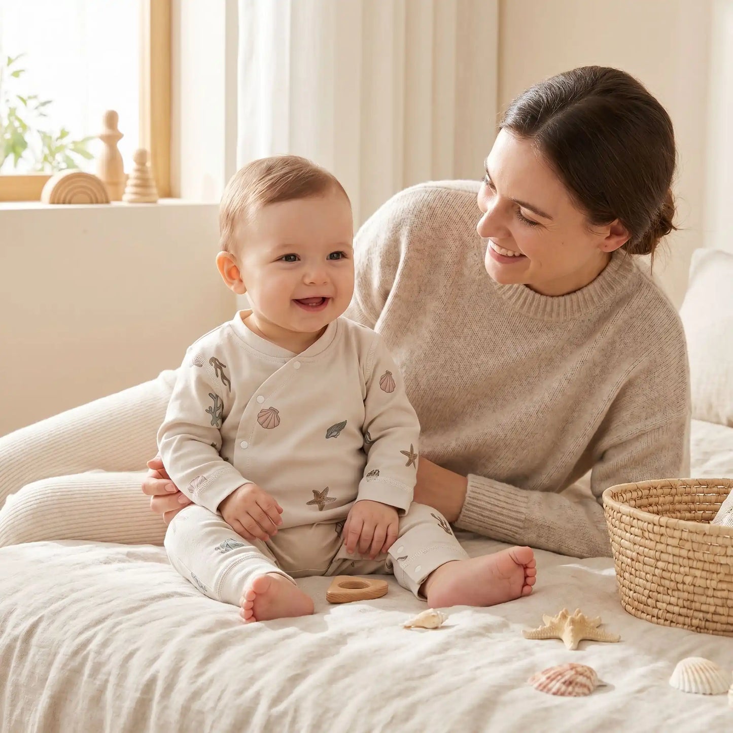 Ensemble pyjama en coton pour bébé | Hypoallergénique
