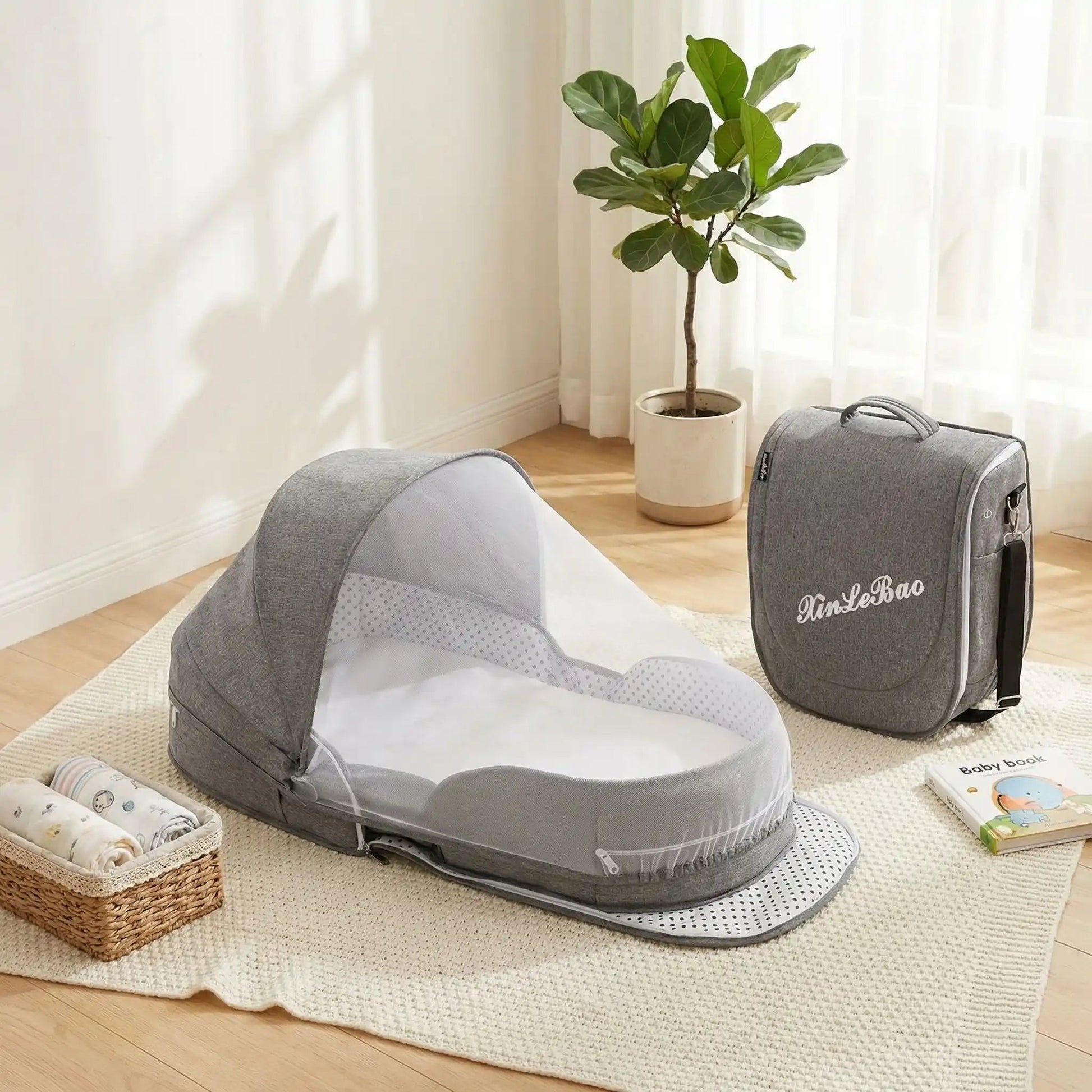 Lit de voyage bébé | Pliable 30s - Ma Douce Étincelle