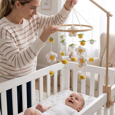 Mobile bébé | Apaisant - Ma Douce Étincelle