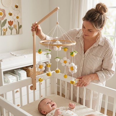 Mobile bébé | Apaisant - Ma Douce Étincelle