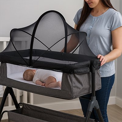 Moustiquaire lit bébé | Protection Anti - Piqûres - Ma Douce Étincelle