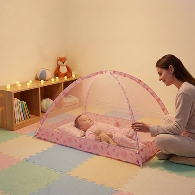 Moustiquaire lit bébé | Ultra - Fine Respirante - Ma Douce Étincelle