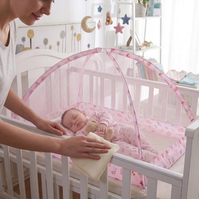 Moustiquaire lit bébé | Ultra - Fine Respirante - Ma Douce Étincelle