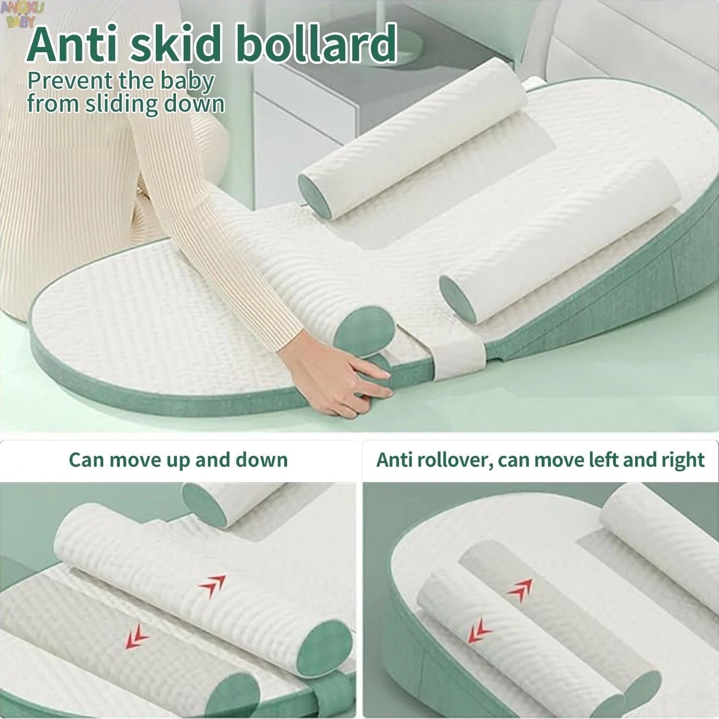 Oreiller Anti - reflux pour bébé | DodoSerein - Ma Douce Étincelle
