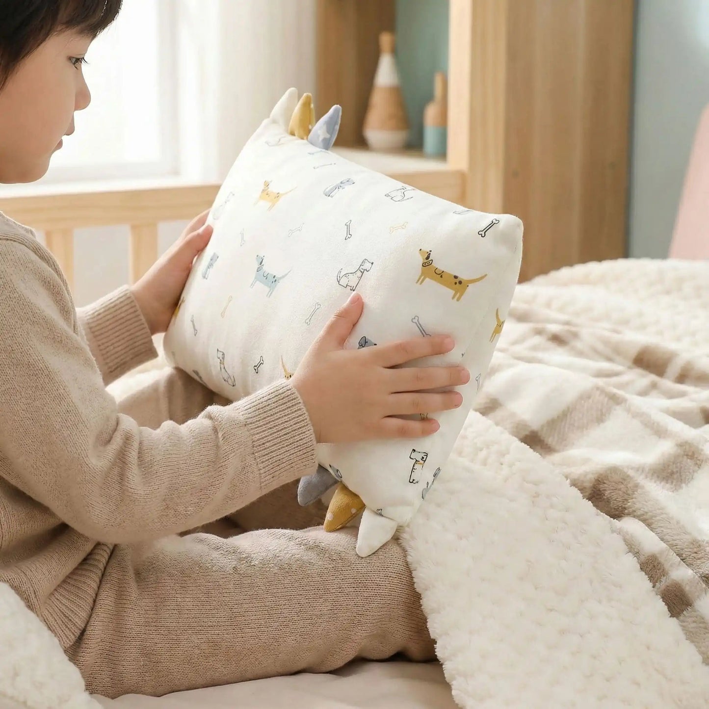 Oreiller enfant 2 ans et +| Coton doux pour des nuits paisibles - Ma Douce Étincelle