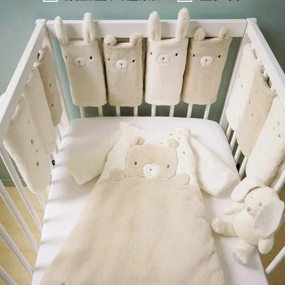 tour de lit bébé | 10 Coussins Moelleux Coton - Ma Douce Étincelle