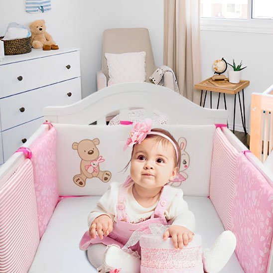 Tour de lit bébé | Cocon Sécurité - Ma Douce Étincelle