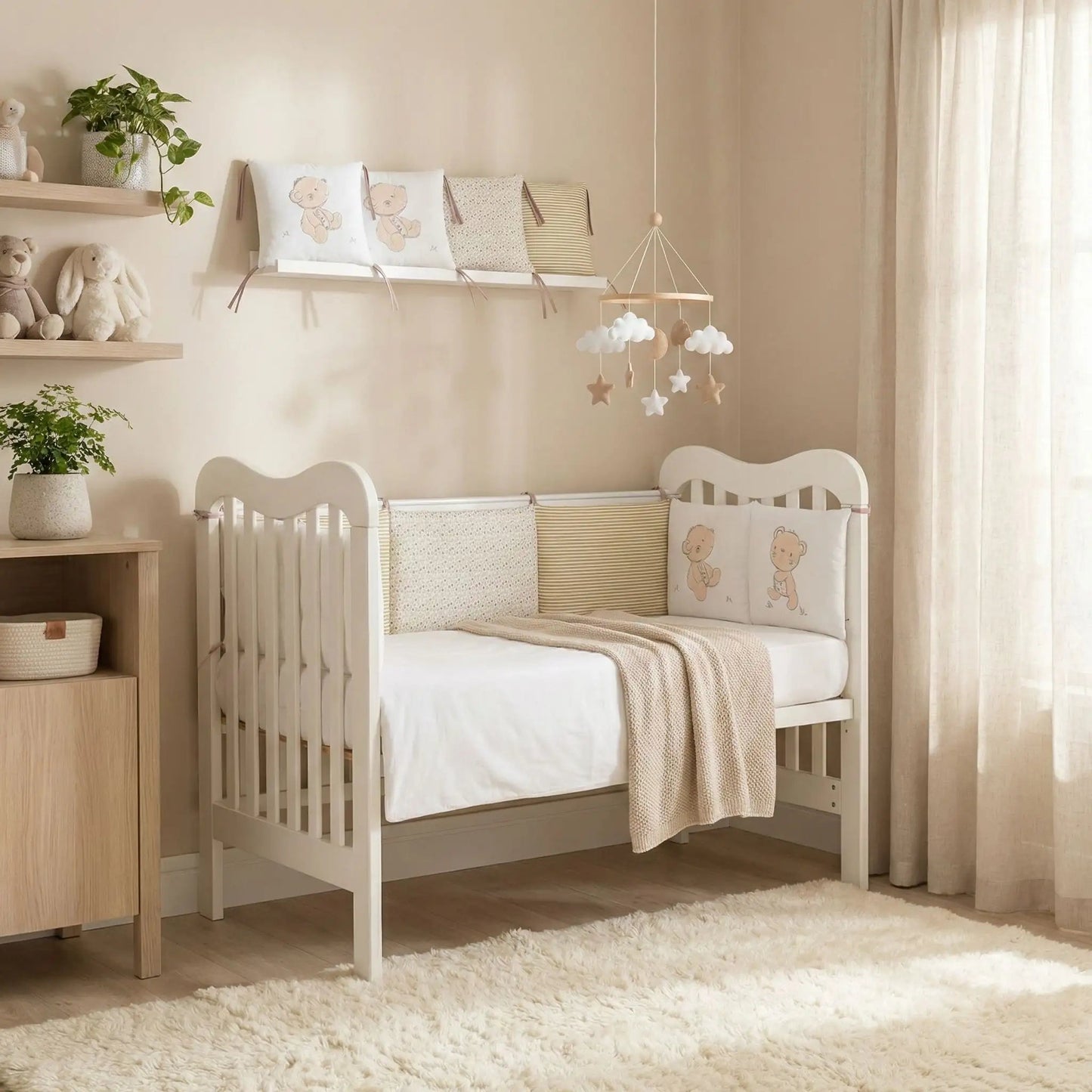 Tour de lit bébé | Coton Protection - Ma Douce Étincelle