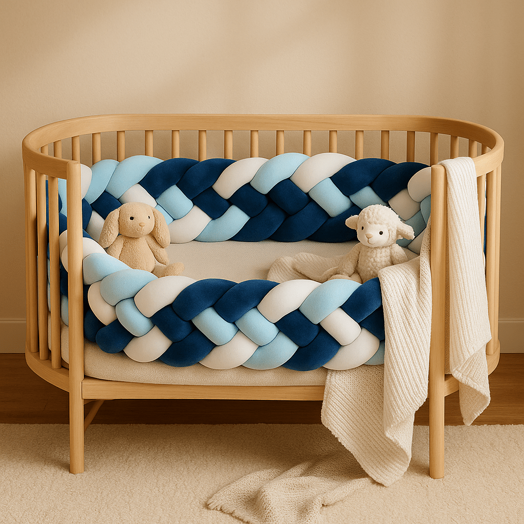 Tour de Lit Bébé Tressé | Cocon Sécurisant - Ma Douce Étincelle
