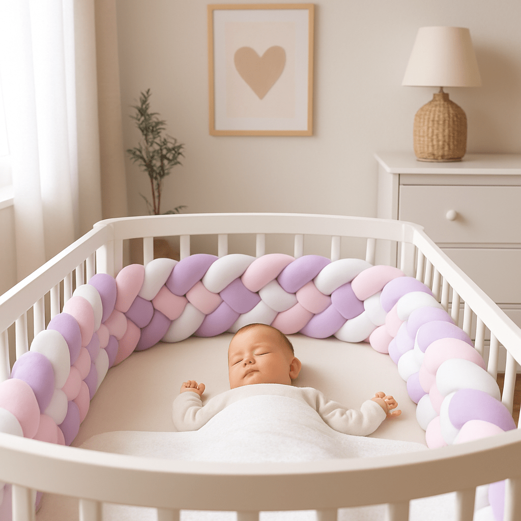 Tour de Lit Bébé Tressé | Cocon Sécurisant - Ma Douce Étincelle