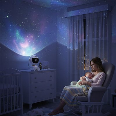 Veilleuse projecteur enfant | Ciel Étoilé Magique - Ma Douce Étincelle